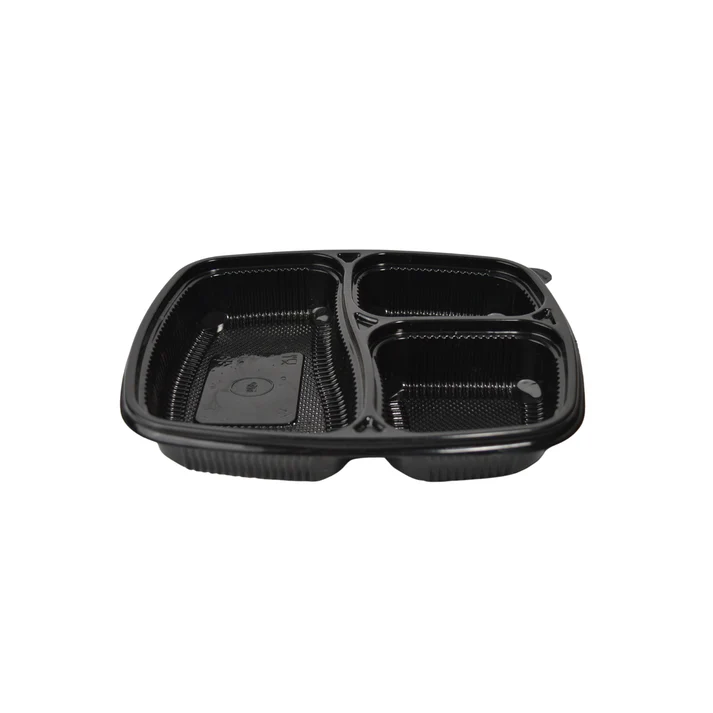 3 Compartment Meal Box Tray With Lid Mini - Image 3