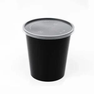 Round Food Container With LID 34 Oz 1000Ml
