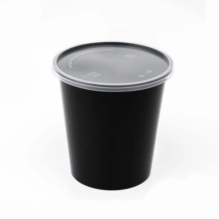Round Food Container With LID 34 Oz 1000Ml