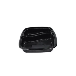 2 Compartment Meal Box Tray With Lid