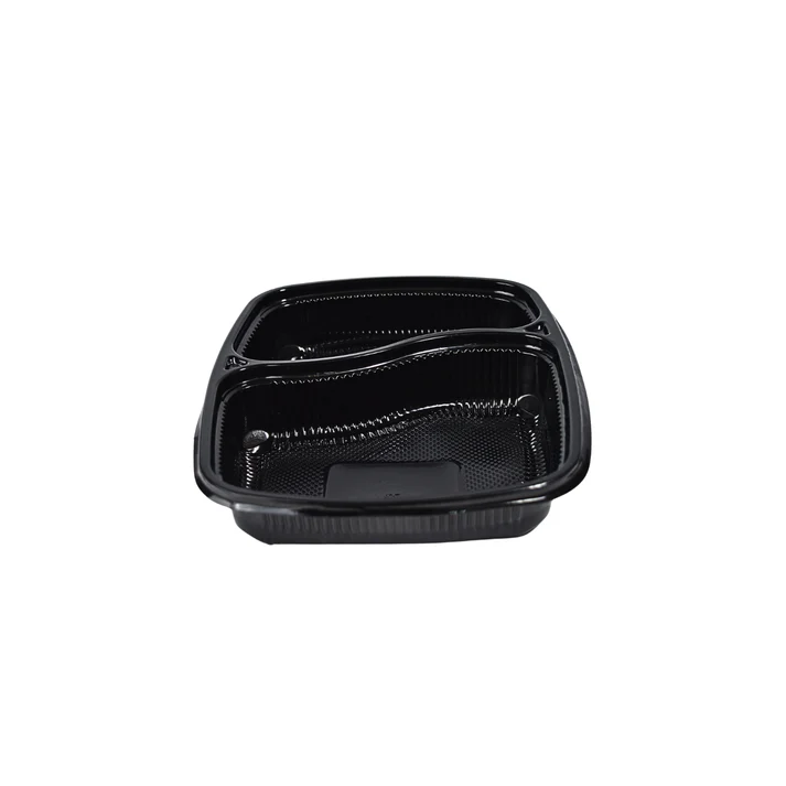 2 Compartment Meal Box Tray With Lid
