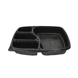 4 Compartment Meal Box Tray with Lid