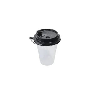 Transparent Round 500ML Sipper Glass with Lids