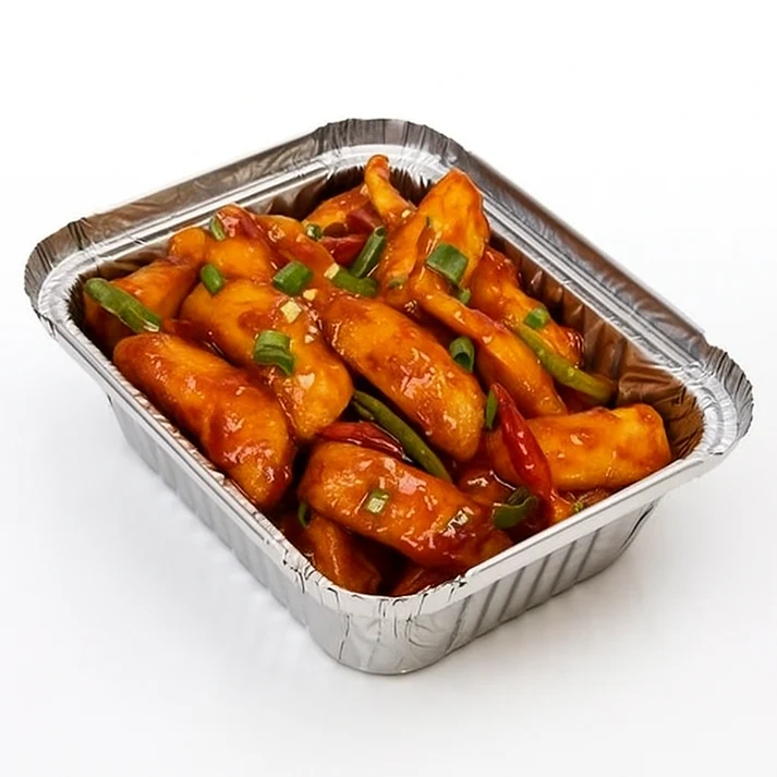 Aluminum Foil Food Container WIth LID 250ML - Image 3