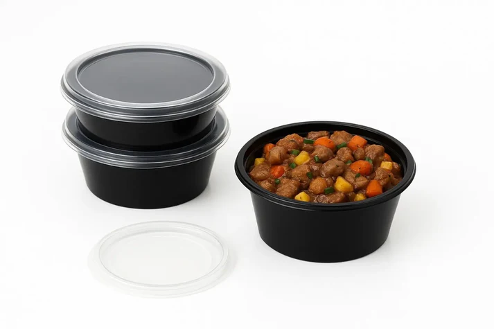 Round Food Container With LID 4 Oz 100Ml - Image 2