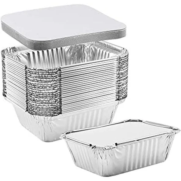 Aluminum Foil Food Container WIth LID 250ML