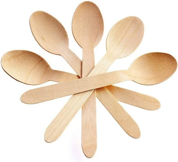 Disposable Wooden Spoons 160mm