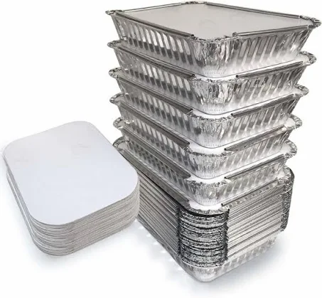Aluminum Foil Food Container WIth LID 450ML